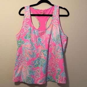 Lilly Pulitzer UPF 50 Luxletic Mina Bra Tank Top, Seaing Things